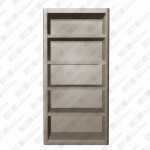 Gabinete Metálico Sin Puertas -  Librero Metálico para Biblioteca Arena